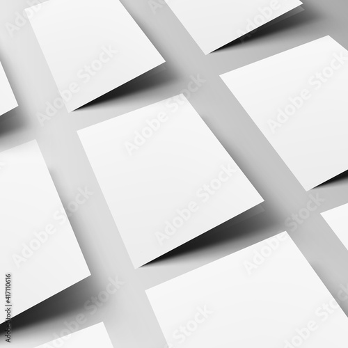 Folded A5 Or A4 Brochure Mock-up Template