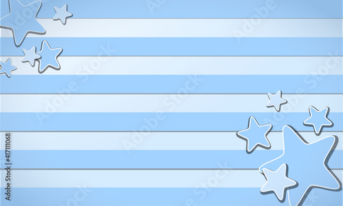 blue stripe and stars background