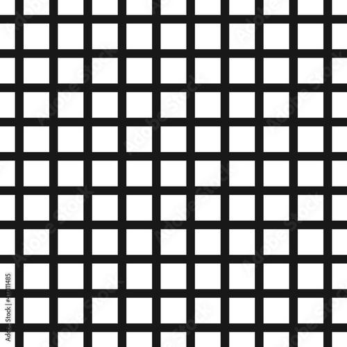 Mesh Black Pattern. White background and black lines pattern.