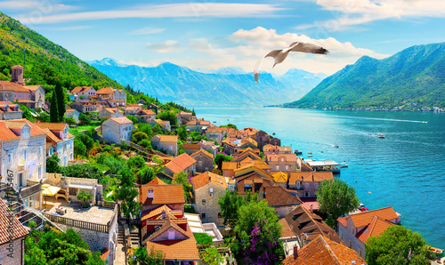 Perast from above
