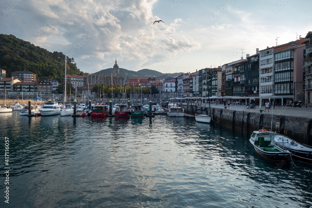 Fototapeta premium Lekeitio in the Basque coast, Spain