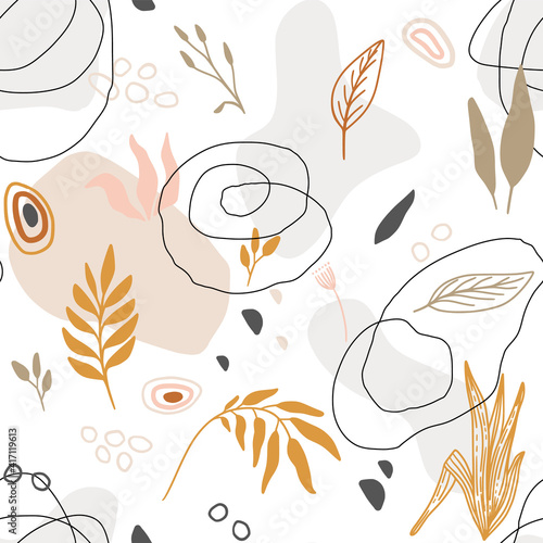 Hand drawn vector seamless ...