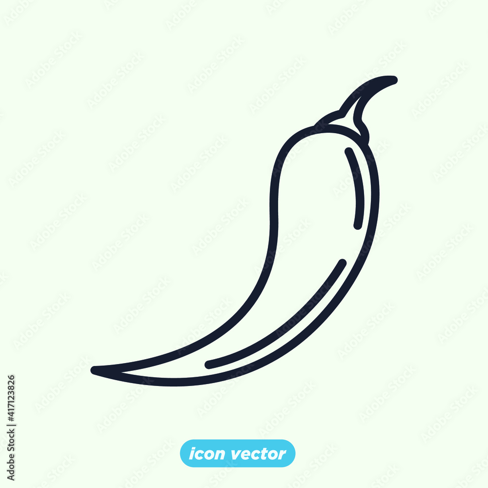 chili pepper icon. chili pepper vegetable symbol template for graphic and web design collection logo vector illustration chili pepper icon. chili pepper vegetable symbol template for graphic and web design collection logo vector illustration