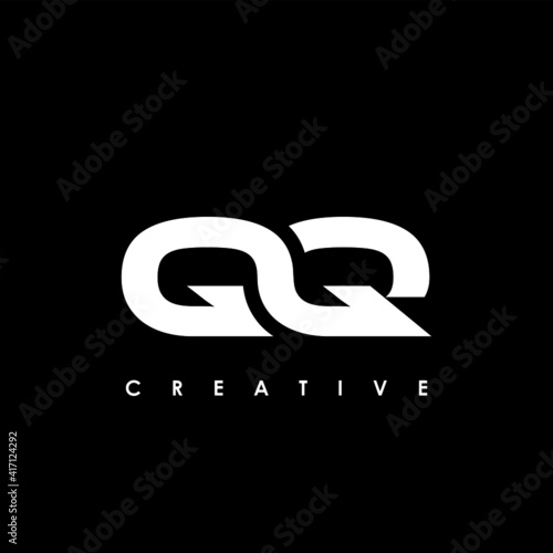 QQ Letter Initial Logo Design Template Vector Illustration