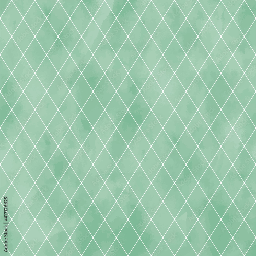 Fototapeta A simple mesh pattern of watercolor painting. Vector illustration that is easy to resize. A seamless background that is perfect for wallpapers.