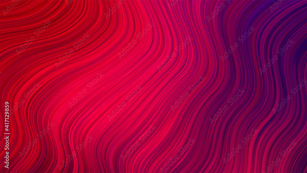 Fototapeta premium Abstract colorful background with waves. Vector backdrop for your design