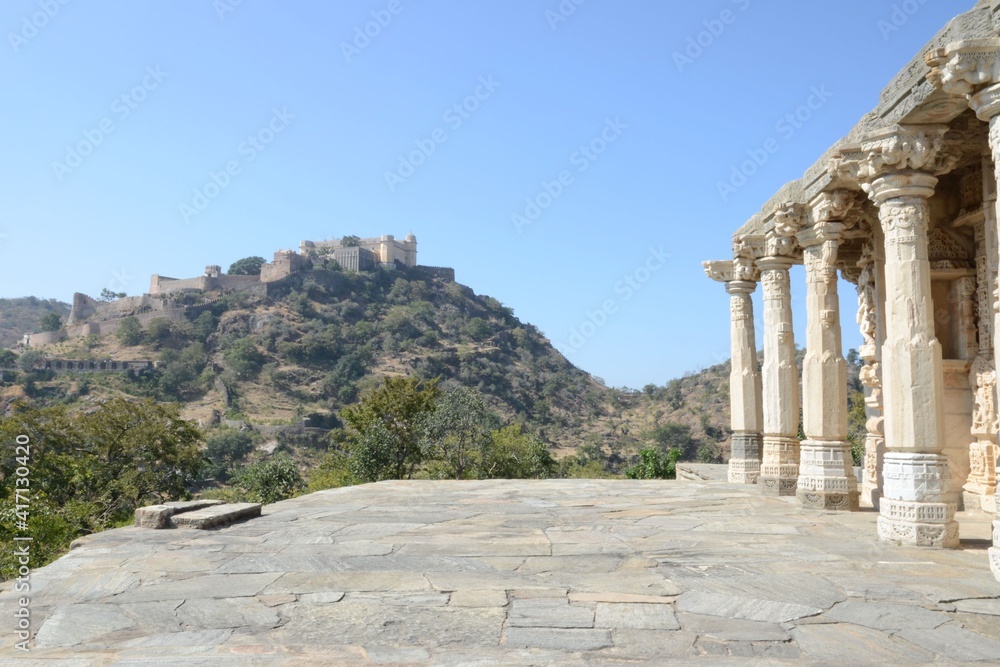 Beautiful landscape around Kumbhalgarh fort