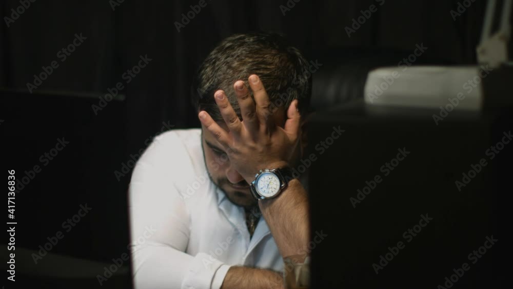 a tired police officer is talking on the phone a tired police officer is talking on the phone