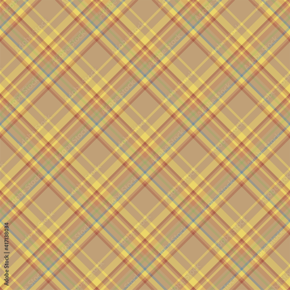 Plaid seamless pattern. Vector background of textile ornament. Flat fabric design. Plaid seamless pattern. Vector background of textile ornament. Flat fabric design.