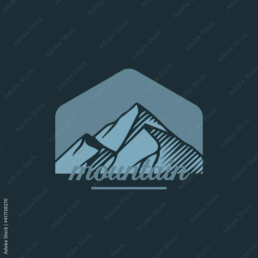 Mountain logo design template premium Mountain logo design template premium