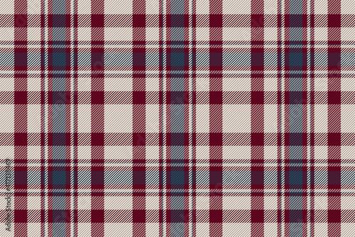 Plaid pattern seamless. Check fabric texture. Stripe square background. Vector textile design.