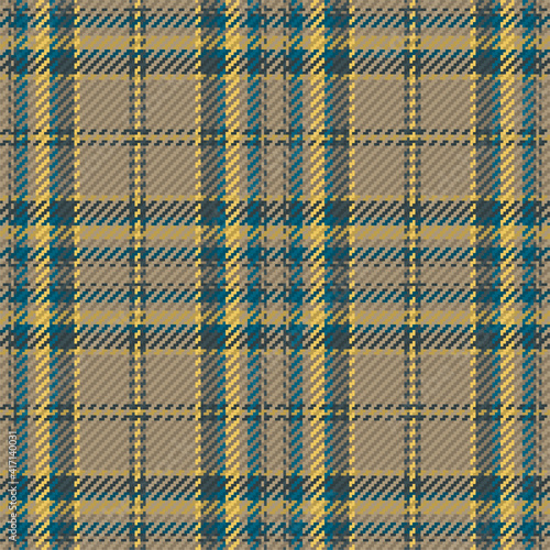 Seamless pattern of scottish tartan plaid. Repeatable background with check fabric texture. Vector backdrop striped textile print.