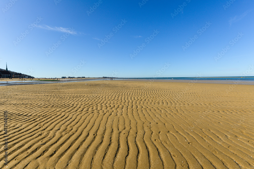 plage, sable, Houlgate, Calvados, 14, Normandie plage, sable, Houlgate, Calvados, 14, Normandie