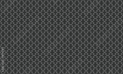 和柄 松皮菱文様 シームレスパターン 背景素材 黒 灰色
