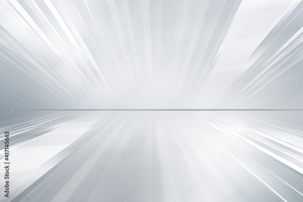Futuristic white perspective lines on grey backgound Futuristic white perspective lines on grey backgound