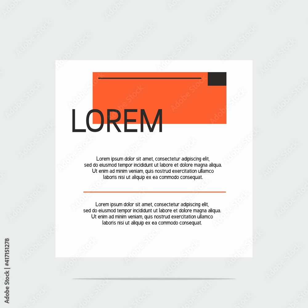 Mini flyer, brochure or leaflet design. Minimalistic stylish brochure design. Vector illustration. Mini flyer, brochure or leaflet design. Minimalistic stylish brochure design. Vector illustration.
