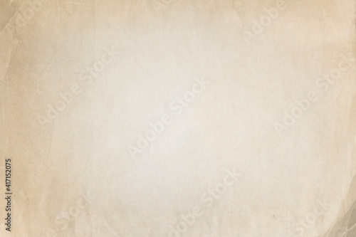 Vintage paper texture background, grunge old retro rustic cardboard clean brown empty blank space page with fiber pattern of kraft paper