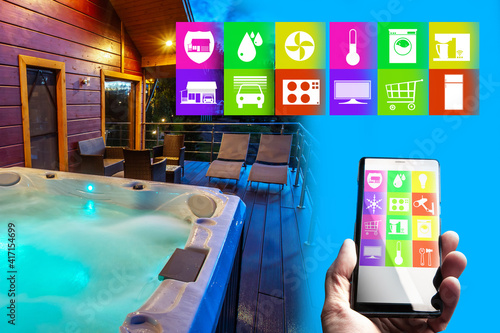Modern cottage with IOT tec...