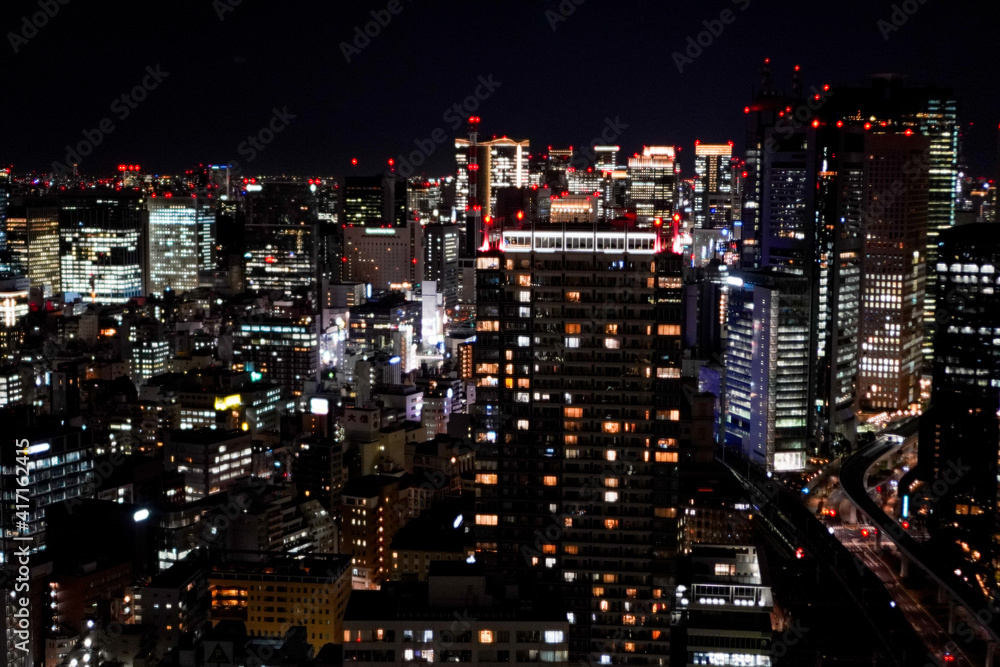 Obraz premium 東京の夜景