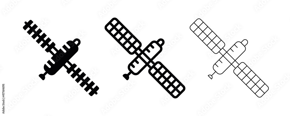 Meteorological Satellites icon Vector. Outline meteorological satellites world weather icon. Isolated on white. Editable line. Space Icon, Space sign, symbol line vector. Meteorological Satellites icon Vector. Outline meteorological satellites world weather icon. Isolated on white. Editable line. Space Icon, Space sign, symbol line vector.