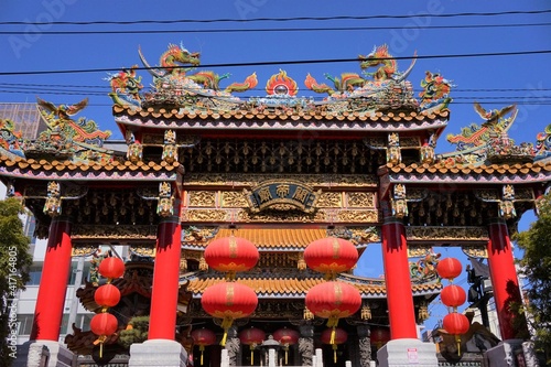 Kuan Ti Miao (Kanteibyo) at Yokohama Chinatown in Kanagawa prefecture, Japan - 日本 神奈川県 横浜中華街 関帝廟 