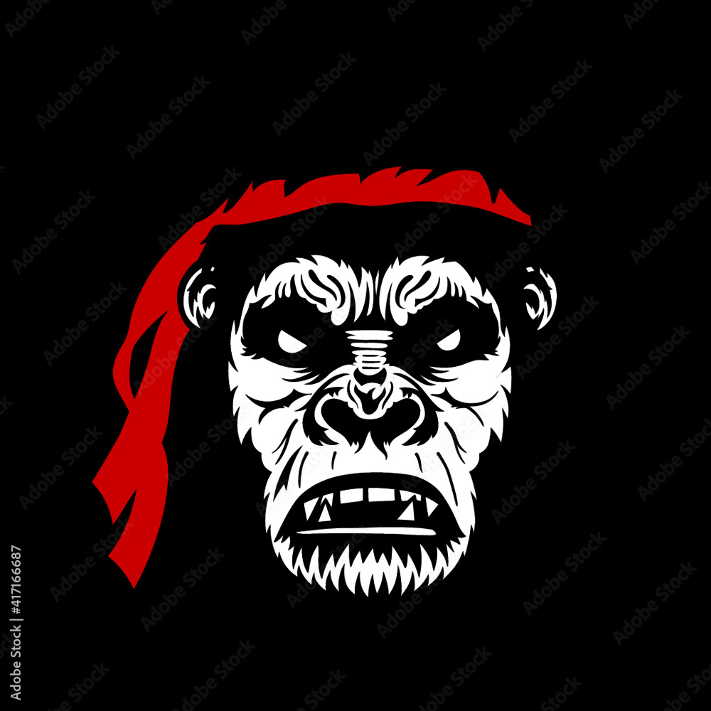 Fototapeta premium Gorilla Face