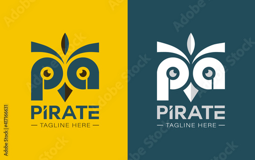 Creative PA Animal logo design concept suitable for company logo, print, digital, icon, apps, and other marketing material purpose