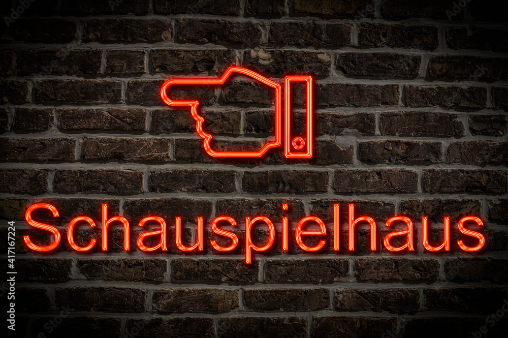 Leuchtreklame Schauspielhaus