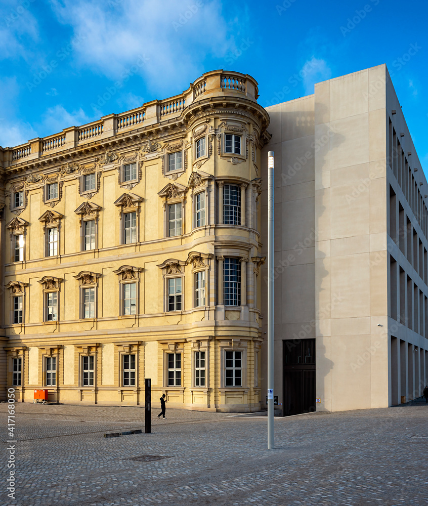 the east facing facade of the rebuilt Berlin City Palace