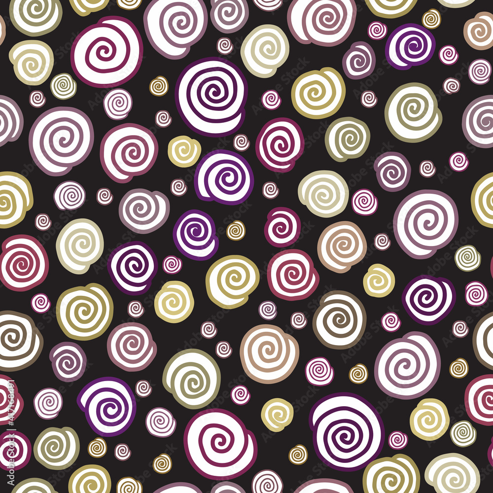 Floral seamless pattern with flower rose. Abstract swirl line bloom background. For design textiles, paper, wallpaper. Floral seamless pattern with flower rose. Abstract swirl line bloom background. For design textiles, paper, wallpaper.
