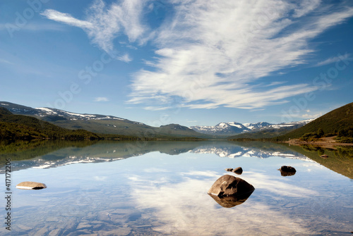 Bilde på lerret Lake on Valdresflya