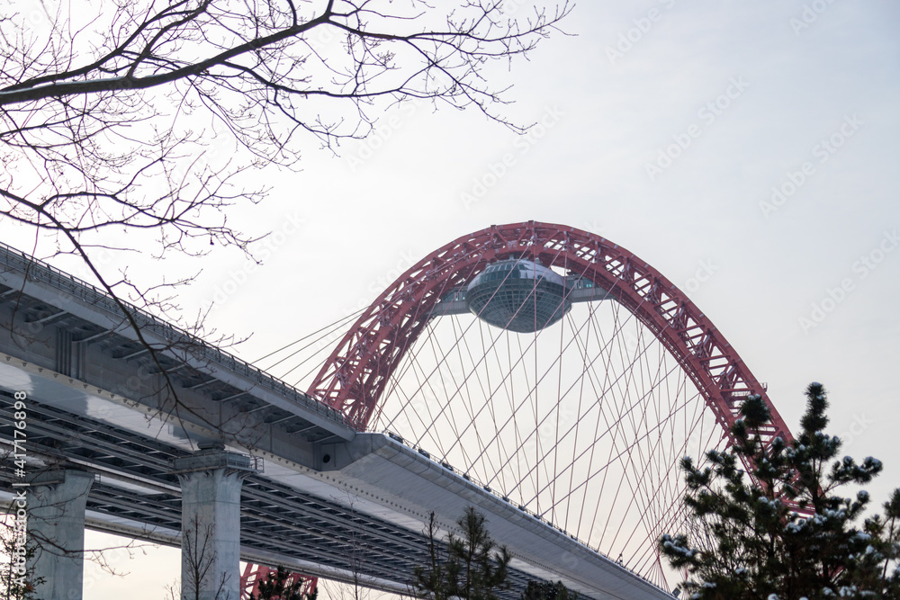 Fototapeta premium bridge over the river