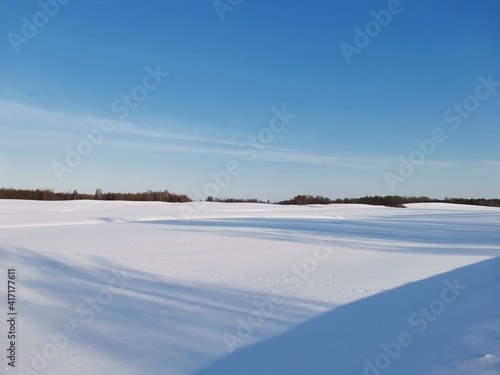 landscape with snow © Евгений Каранкевич