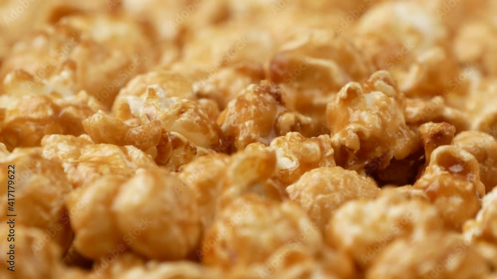 Pop corn sweet, dolly shot. Pop corn sweet, dolly shot.