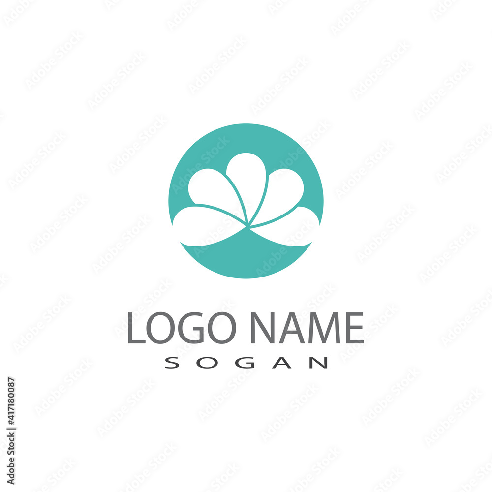 Beauty Vector lotus flowers design logo Template icon Beauty Vector lotus flowers design logo Template icon