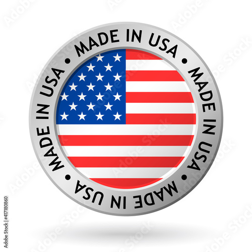 vector made in usa sign