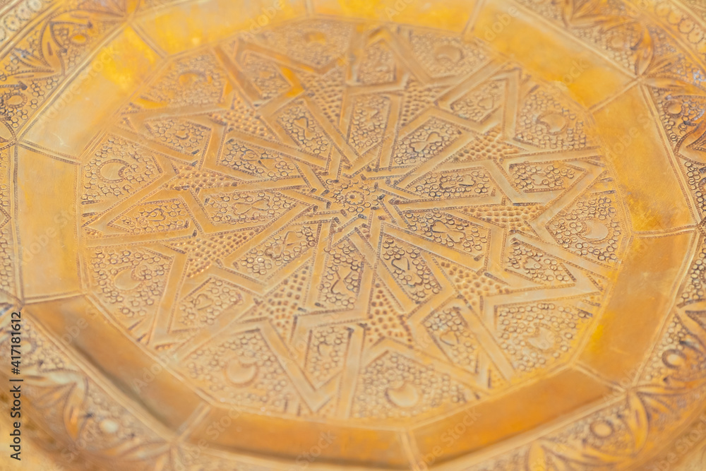 Traditional arabian tray