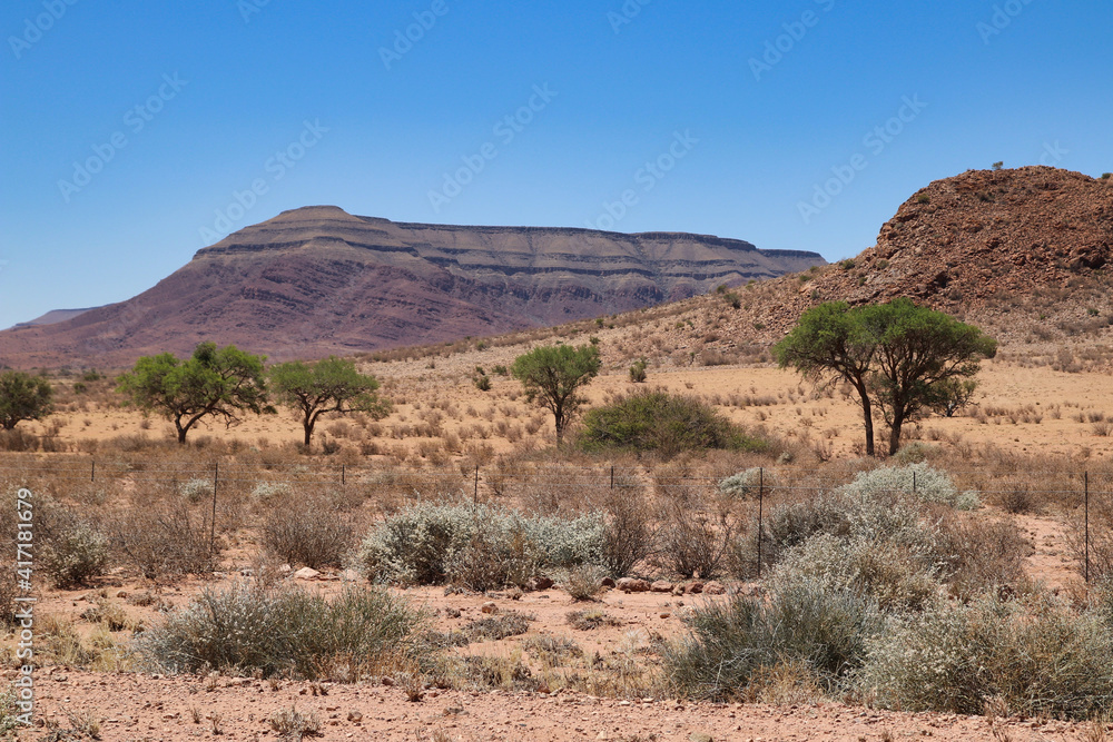 beautiful landscape view in Namibia – Africa