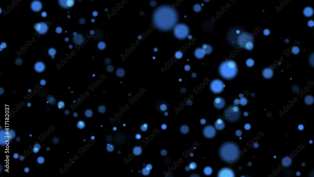 Particles with Alpha Channel (Looped) - Blue Particles with Alpha Channel (Looped) - Blue