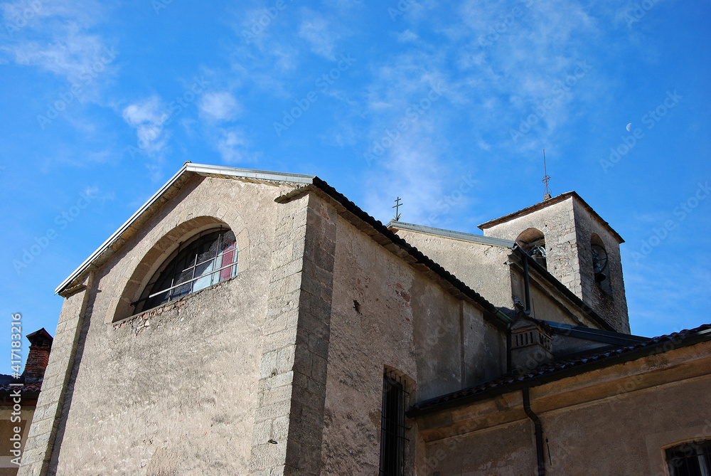 La Badia di San Gemolo a Ganna in provincia di Varese, Lombardia. La Badia di San Gemolo a Ganna in provincia di Varese, Lombardia.