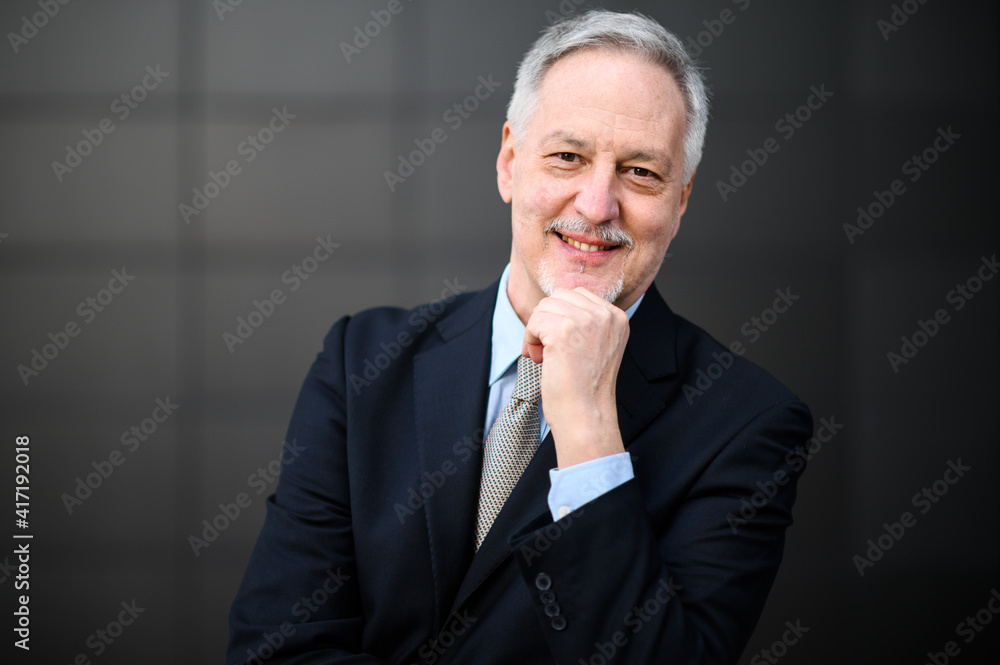 Mature business man portrait outdoor Mature business man portrait outdoor