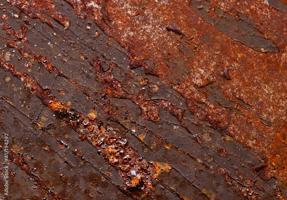 Background of the rustic metal Background of the rustic metal