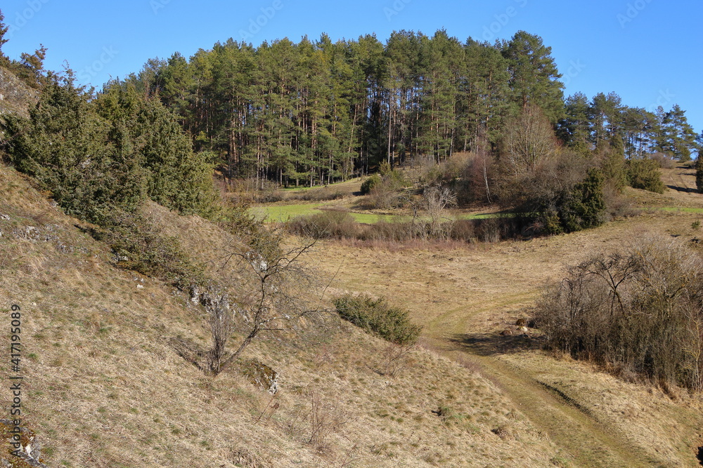 beautiful landscape in upper franconia beautiful landscape in upper franconia