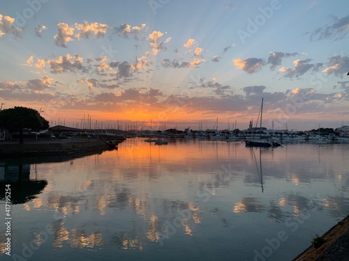 Coucher de soleil sur Croix de Vie