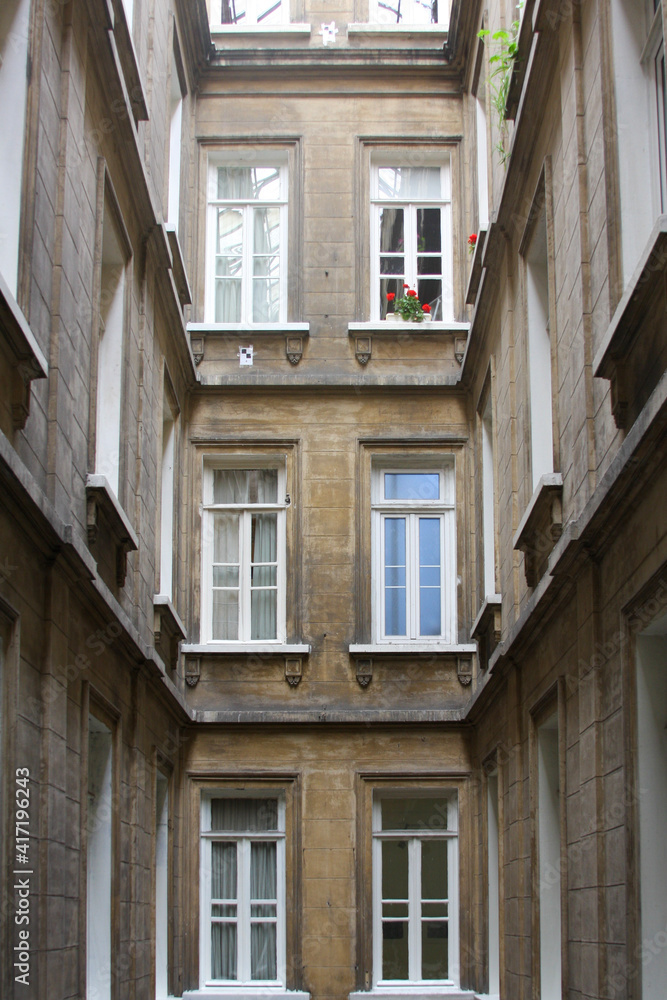 Fototapeta premium facade of an old building