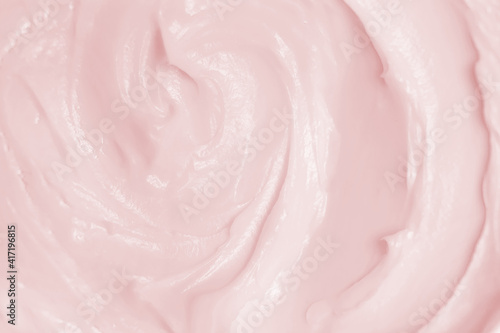 Pink texture of cream background