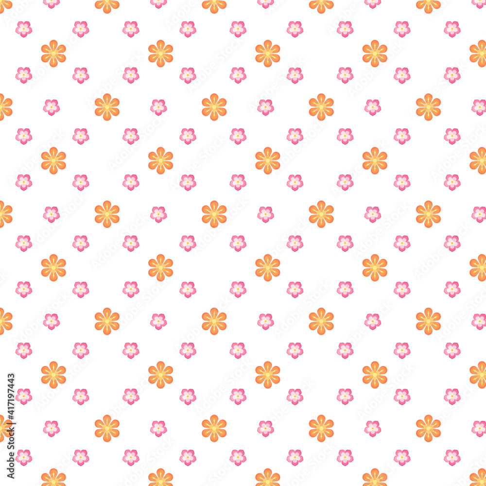 Floral Pattern Design For fabric, covers etc