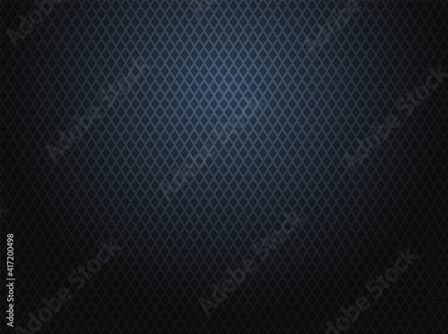 Abstract metal dark grid, perforated sheet texture, vector background