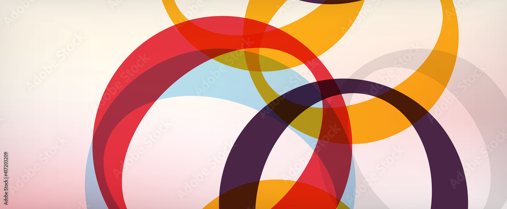 Ring geometric shapes, o letter repetition wallpaper. Abstract background for business or technology presentations, internet posters or web brochure covers Ring geometric shapes, o letter repetition wallpaper. Abstract background for business or technology presentations, internet posters or web brochure covers