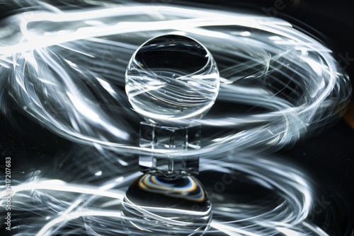 Lichtkunst mit Lens Ball